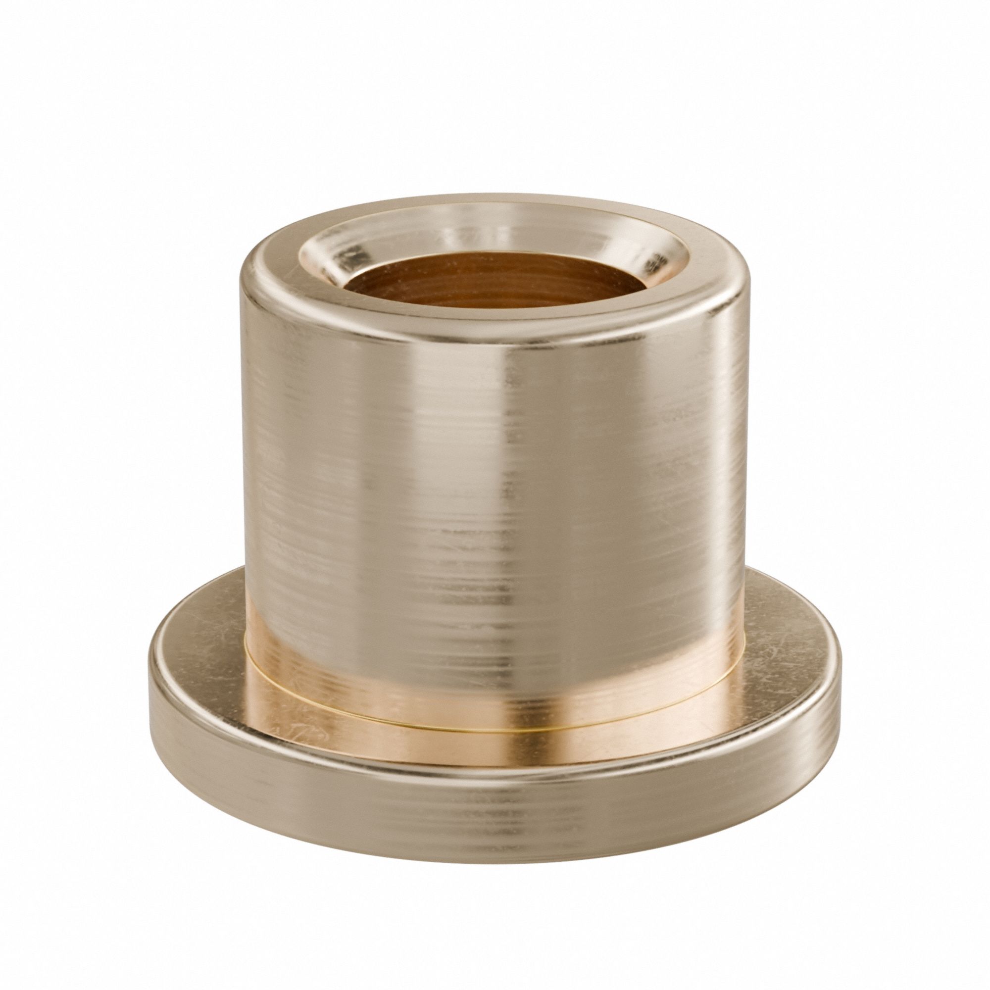 Flanged Sleeve Bearing: Bronze, SAE 841, 3/16 in Bore, 5/16 in OD, 5/16 in Lg, -35°F to 300°F, 10 PK