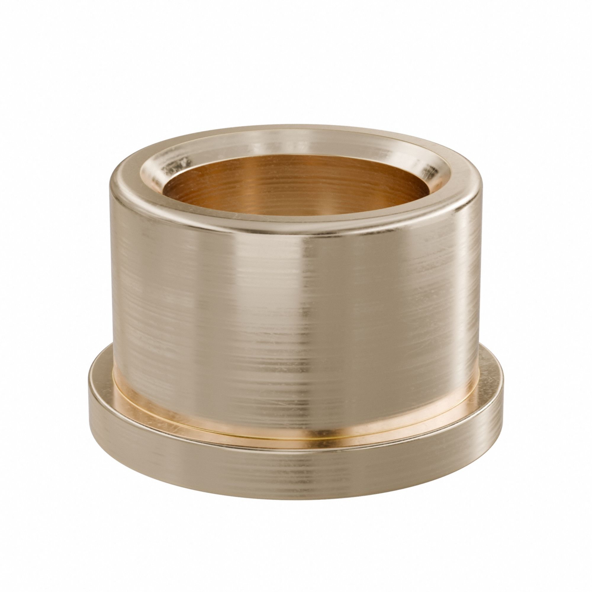 Flanged Sleeve Bearing: Bronze, SAE 841, 5/8 in Bore, 7/8 in OD, 5/8 in Lg, -35°F to 300°F, 10 PK