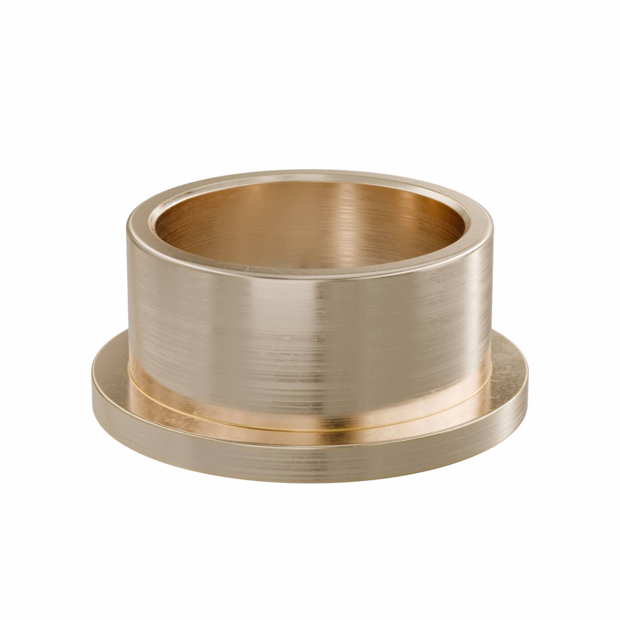 Flanged Sleeve Bearing: Bronze, SAE 841, 32 mm Bore, 38 mm OD, 20 mm Lg, -35°F to 300°F, 2 PK
