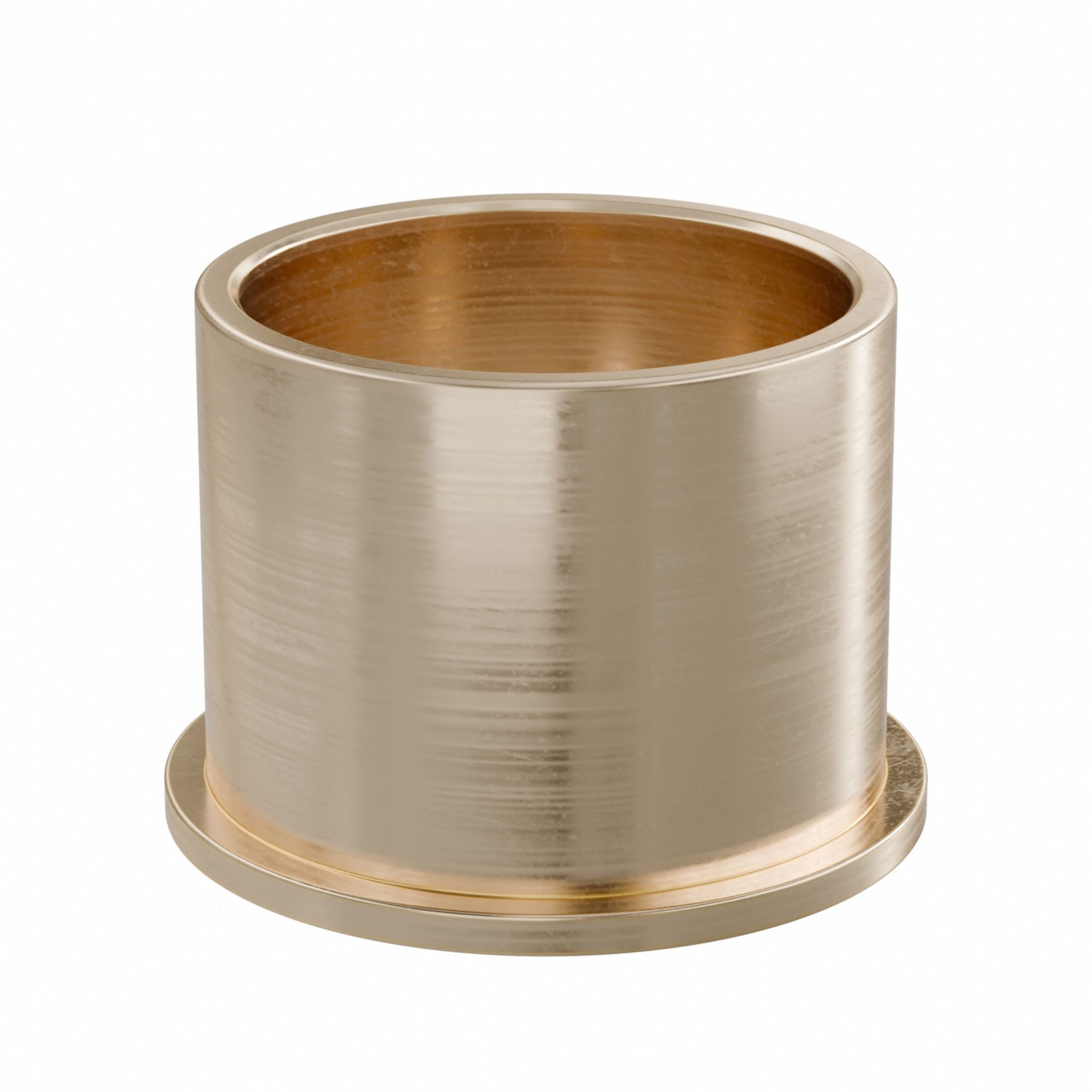 Flanged Sleeve Bearing: Bronze, SAE 841, 35 mm Bore, 40 mm OD, 32 mm Lg, -35°F to 300°F, 2 PK