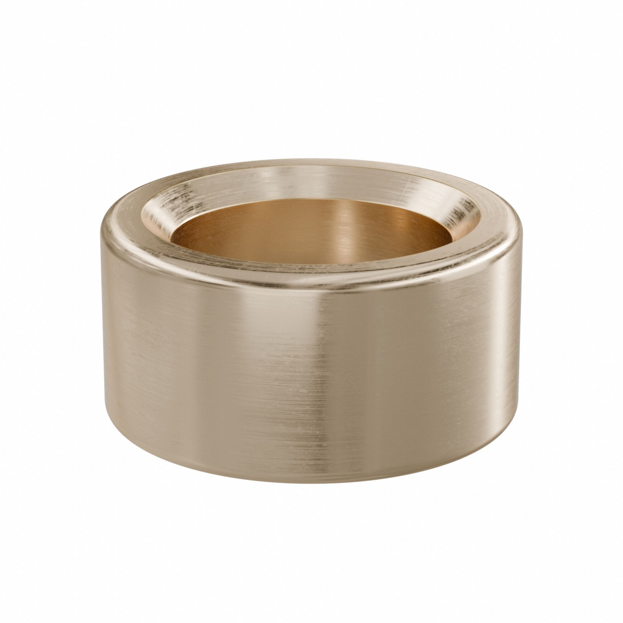 Sleeve Bearing: Iron-Copper, SAE 863, 1/2 in Bore, 3/4 in OD, 3/8 in Lg, -15°F to 300°F, 10 PK