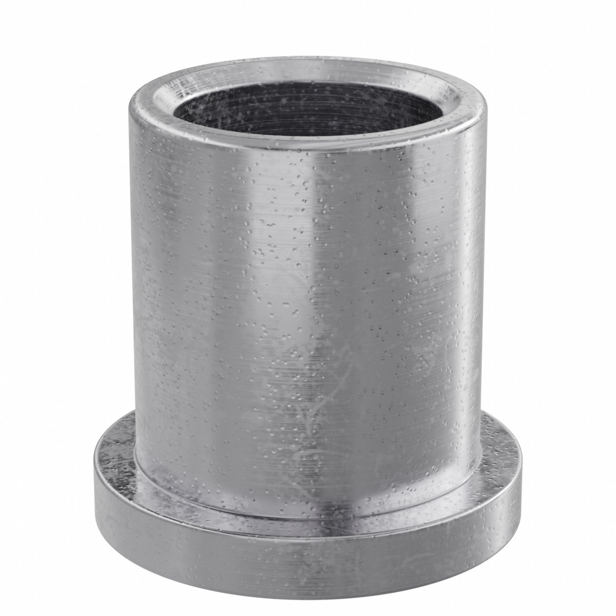 Flanged Sleeve Bearing: Iron-Copper, SAE 863, 3/4 in Bore, 1 in OD, 1 1/4 in Lg, 10 PK
