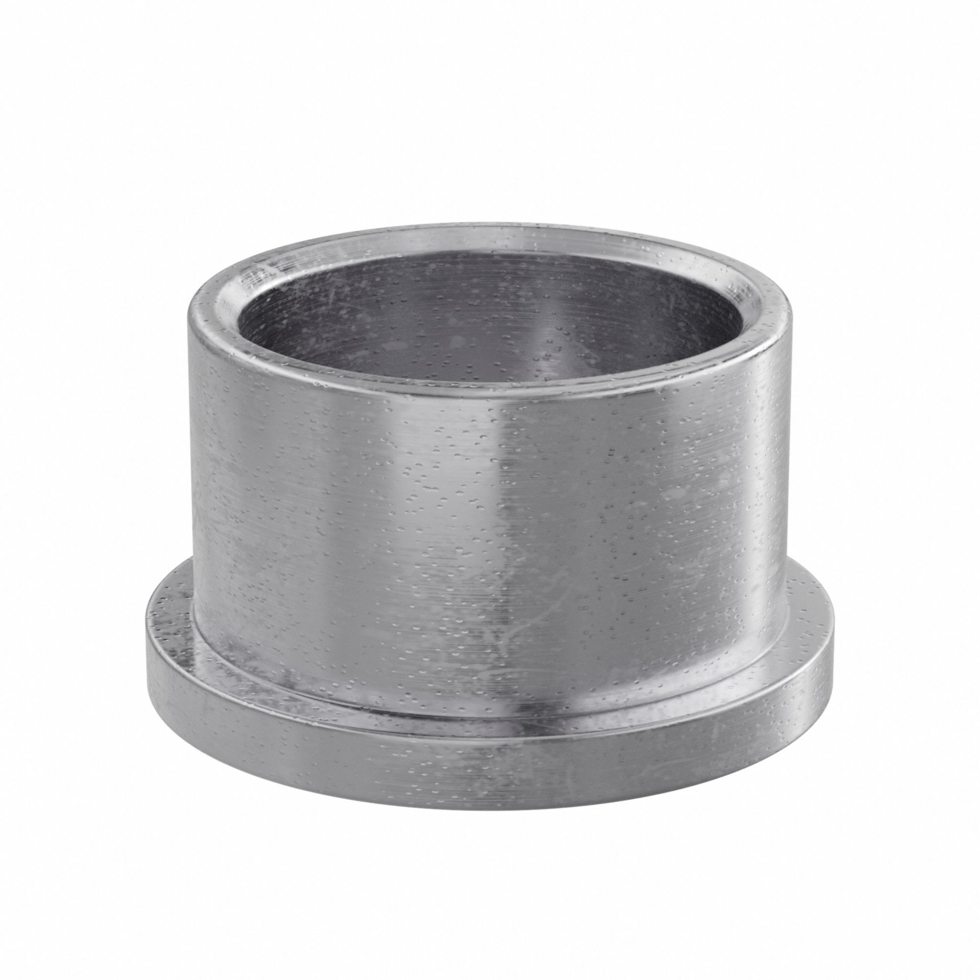 Flanged Sleeve Bearing: Iron-Copper, SAE 863, 1 1/4 in Bore, 1 1/2 in OD, 1 in Lg, 10 PK