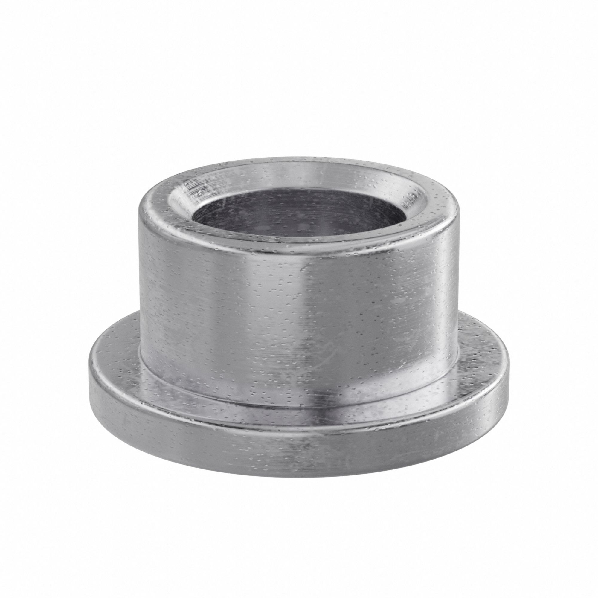 Flanged Sleeve Bearing: Iron-Copper, SAE 863, 1/4 in Bore, 3/8 in OD, 1/4 in Lg, 10 PK