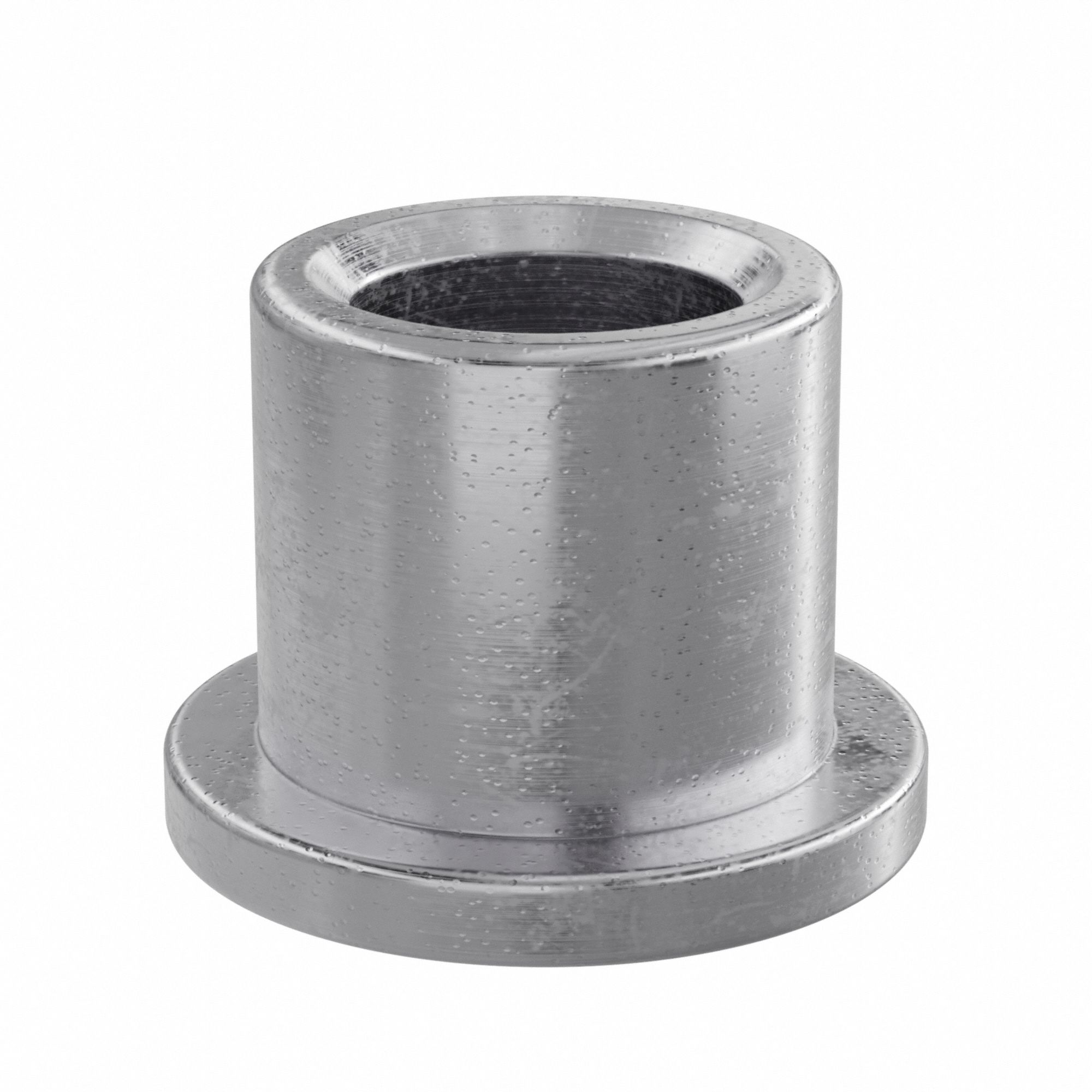 Flanged Sleeve Bearing: Iron-Copper, SAE 863, 1/4 in Bore, 3/8 in OD, 3/8 in Lg, 10 PK