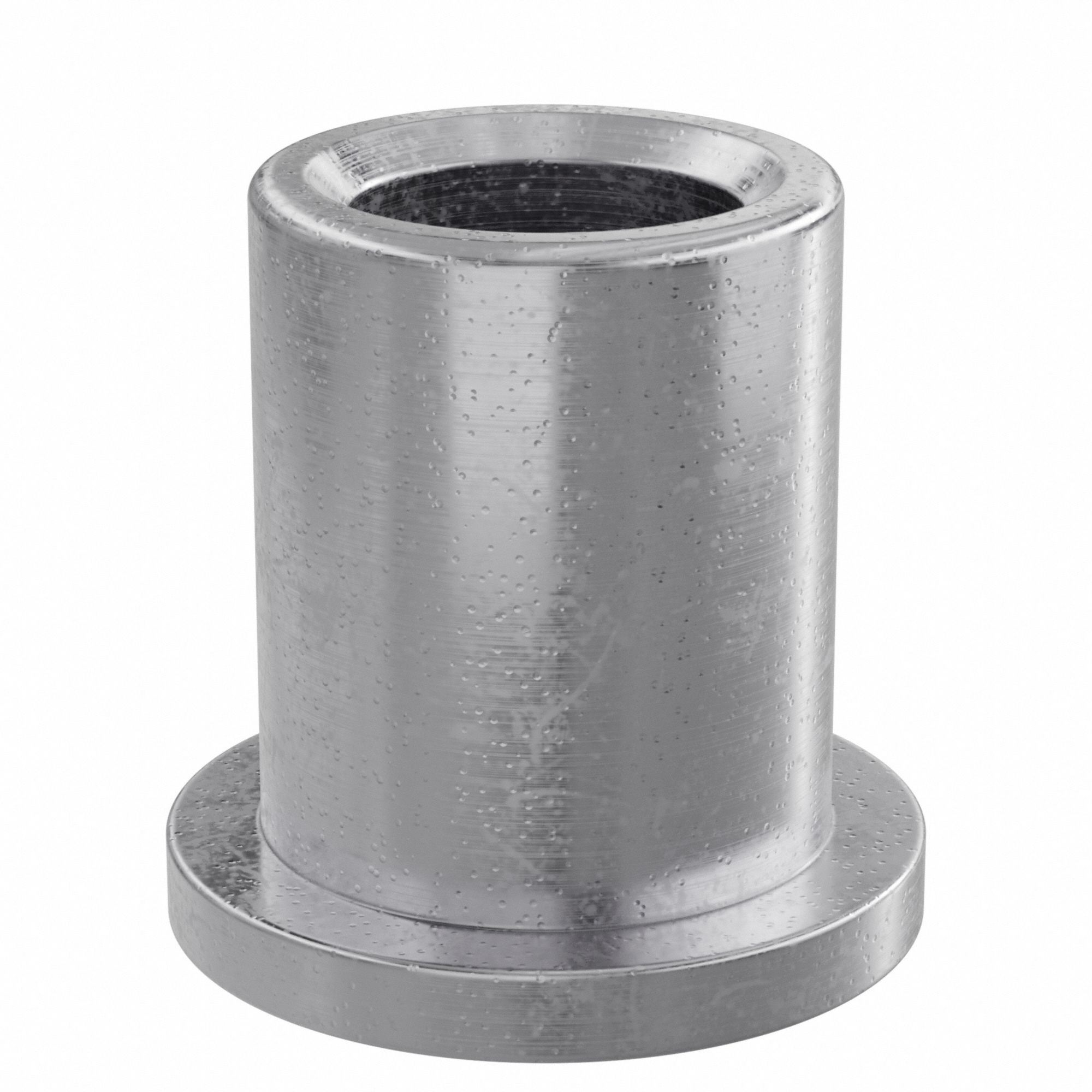Flanged Sleeve Bearing: Iron-Copper, SAE 863, 1/2 in Bore, 3/4 in OD, 1 in Lg, -15°F to 300°F, 10 PK