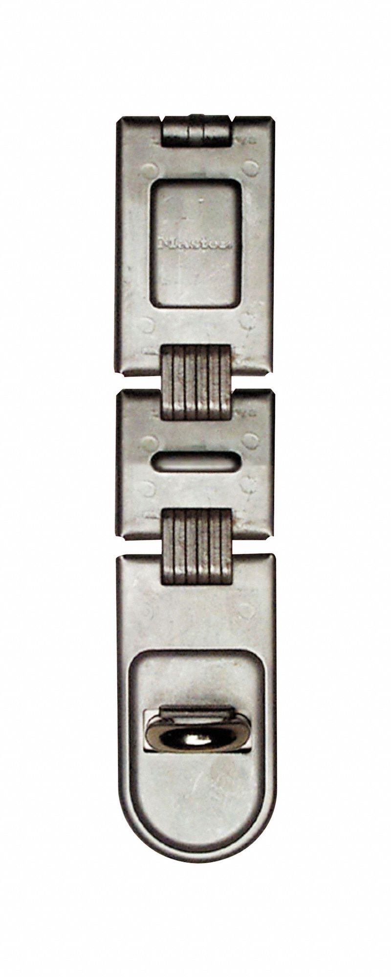 MASTER LOCK 722DPFHCWWG Double Hinge Hasp,Steel,7 3/4" Love Gorey