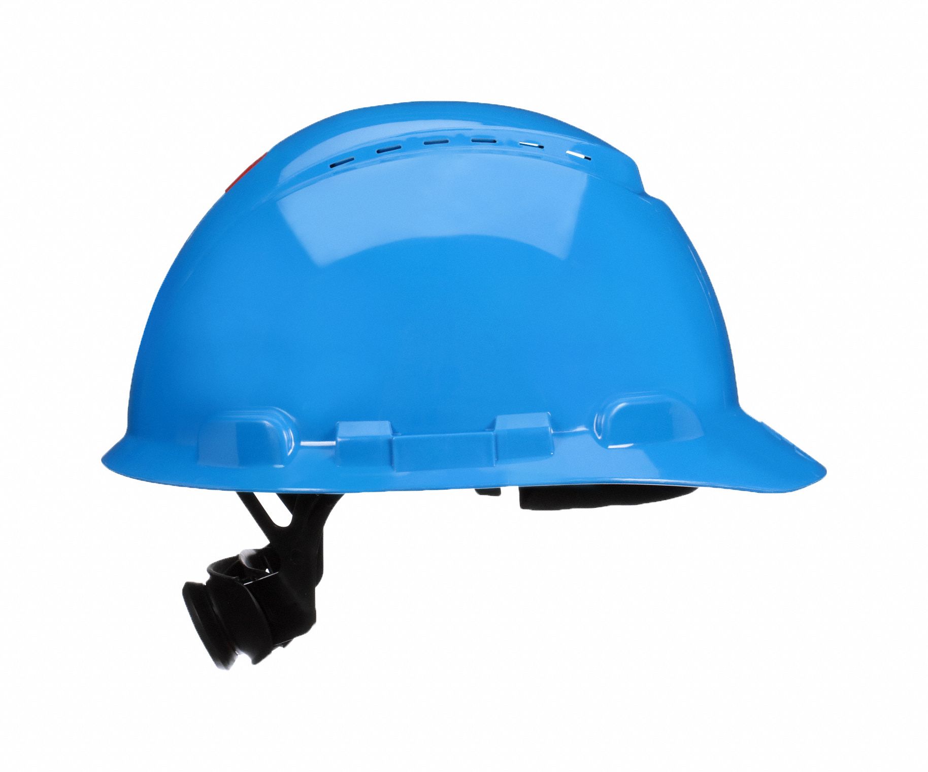 SecureFit(TM) Hard Hat: Blue, Ratchet (4-Point), Ratchet, Polyethylene, 3M, 4 Suspension Points