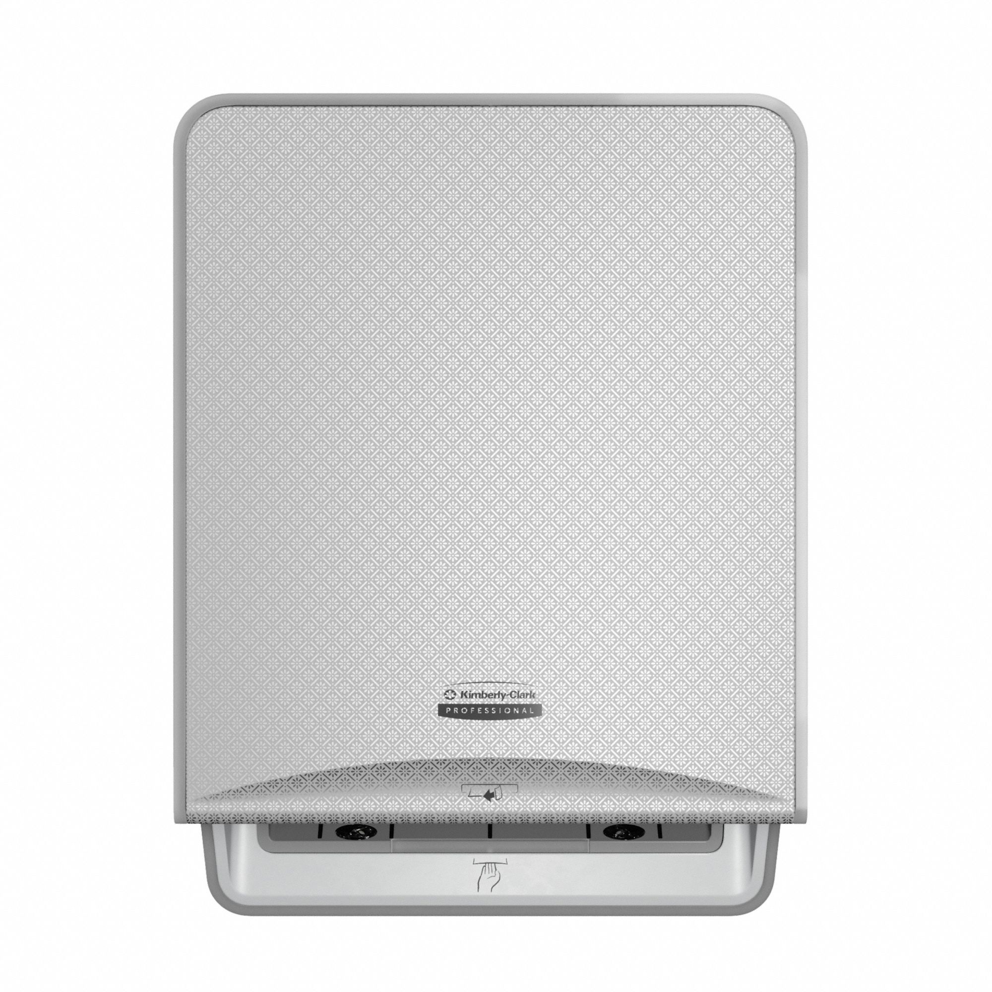PAPER TOWEL DISPENSER, STANDARD CORE, 8 IN TOWEL WIDTH, PLASTIC, SILVER MOSAIC