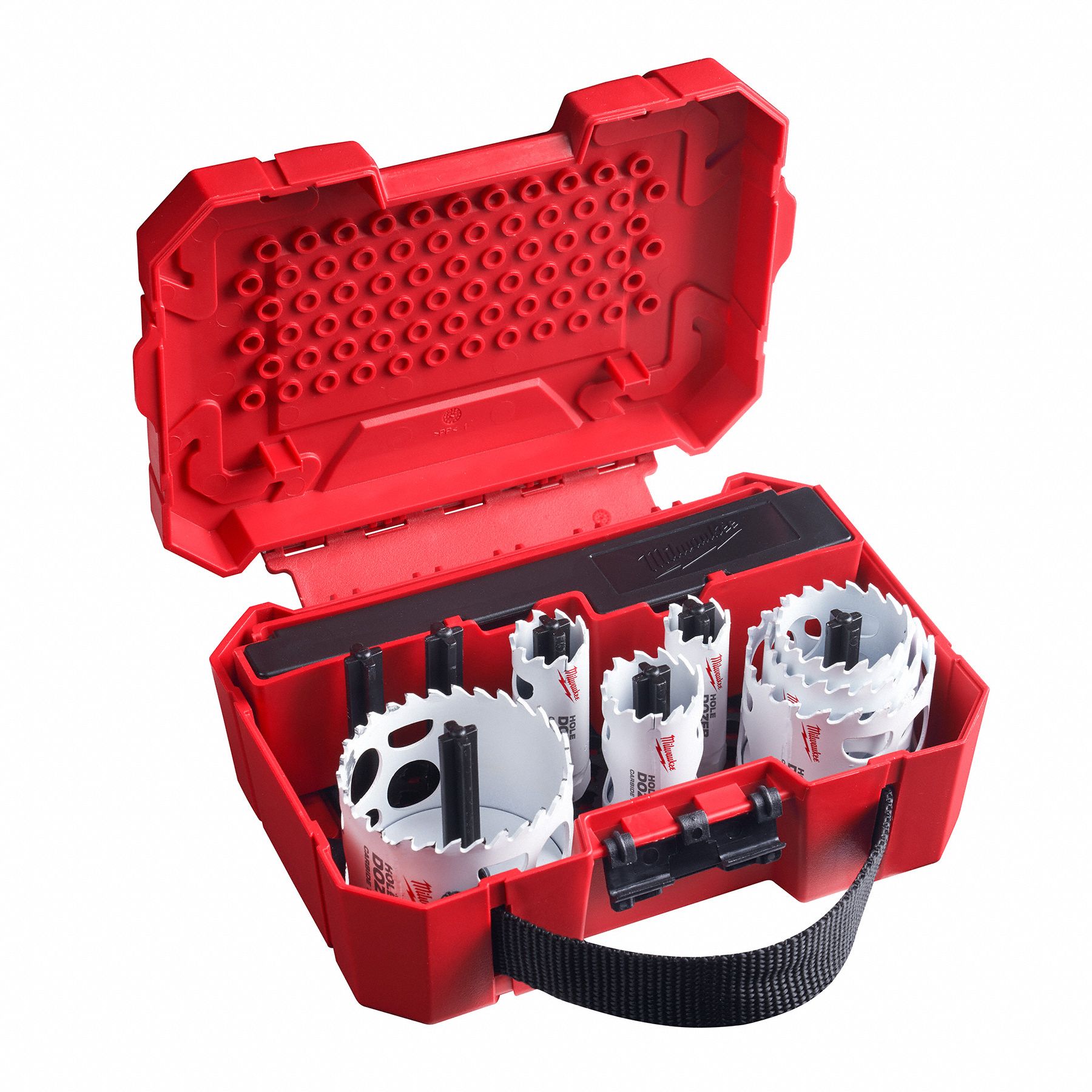 MILWAUKEE 12 Pieces 3 4 In To 2 5 8 In Saw Size Range Hole Saw Kit 