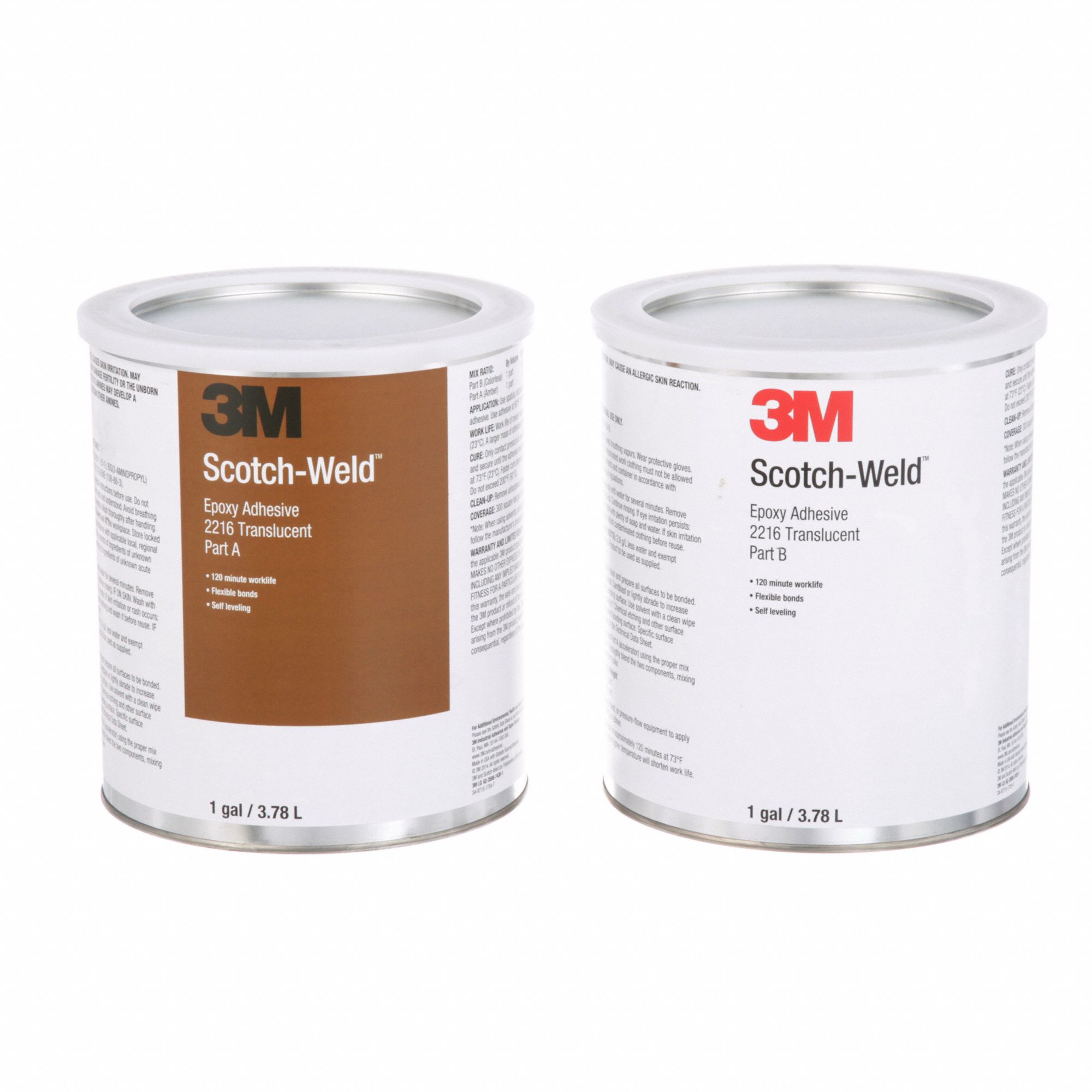 3M Epoxy Adhesive DP2216, Ambient Cured, 41.5 mL, DualCartridge, Gray
