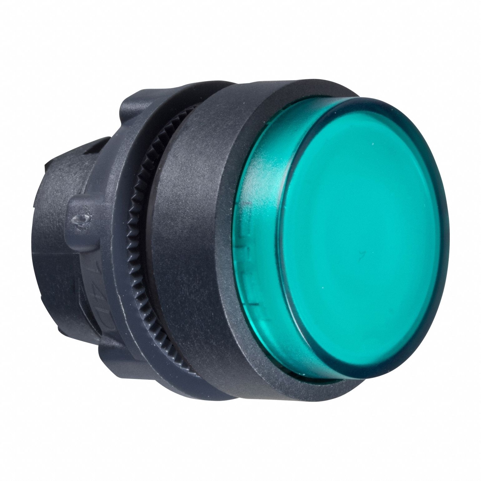 Extended Push Button: Green, 22 mm Mounting Size, Non-Metallic, Momentary
