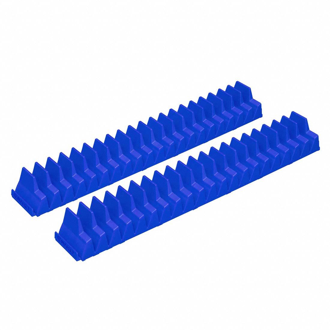 ERNST MANUFACTURING Modular Wrench Organizer for Drawer: Blue, 2 1/4 in Overall Wd, Wrenches (MPN 5414). Key specifications — attr1125346: ERNST MANUFACTURING; attr1125347: Blue; attr1136588: Wrenches.