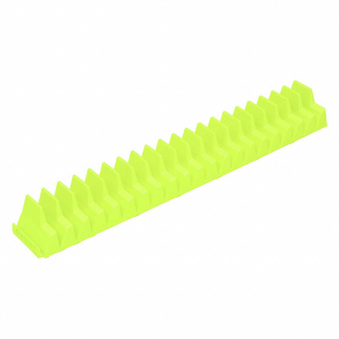 ERNST MANUFACTURING Modular Wrench Organizer for Drawer: Yellow, 2 1/4 in Overall Wd, Wrenches (MPN 5408). Key specifications — attr1125346: ERNST MANUFACTURING; attr1125347: Yellow; attr1136588: Wrenches.