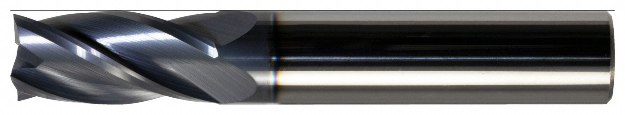 Square End Mill: Carbide, AlTiN Coated, 4 Flute, 7.5 mm Mill Dia, 19 mm LOC, 63 mm OAL