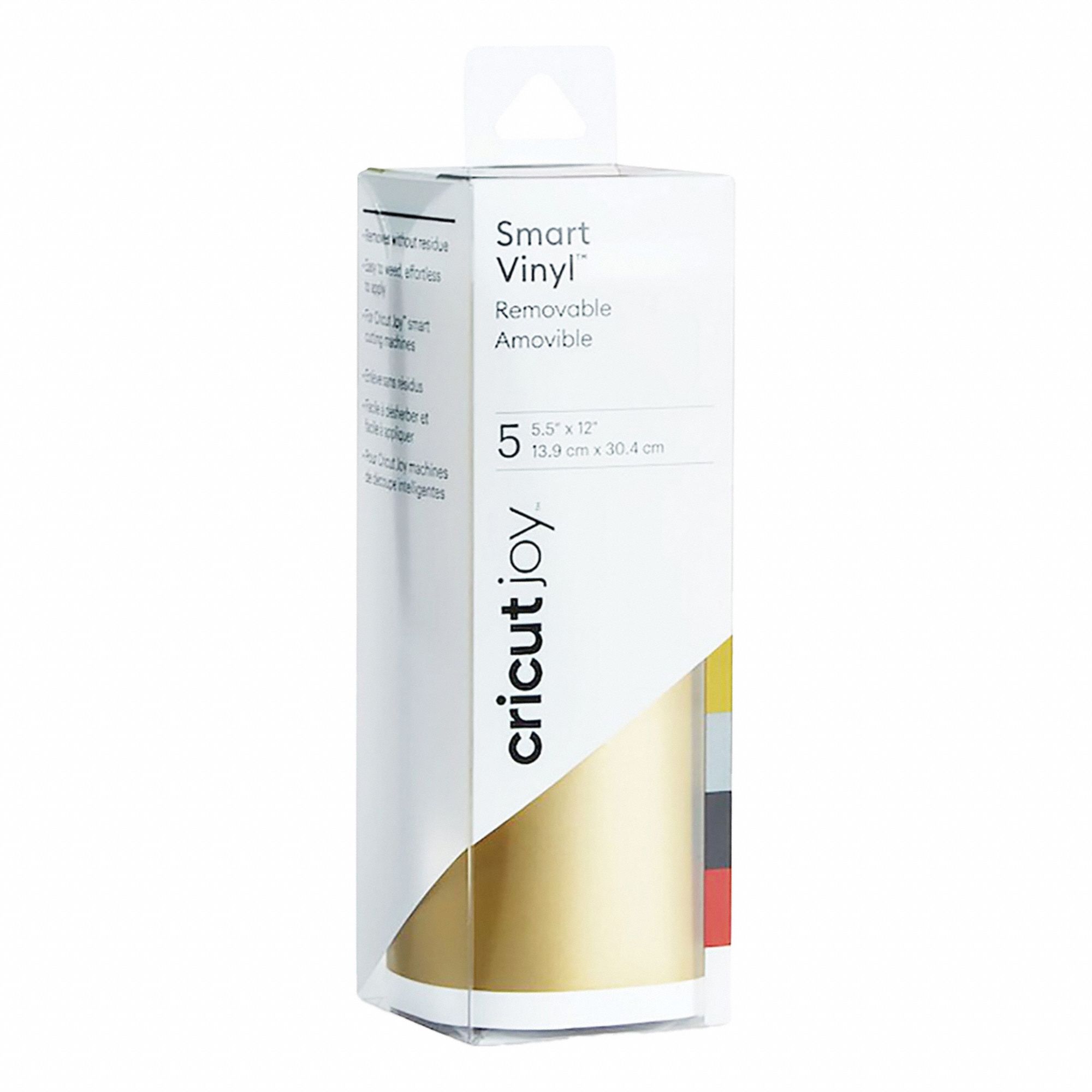 Smart Vinyl: Black/Cardinal Red/Gold/Silver/White, 12 in, 5 1/2 in, 5 Sheets