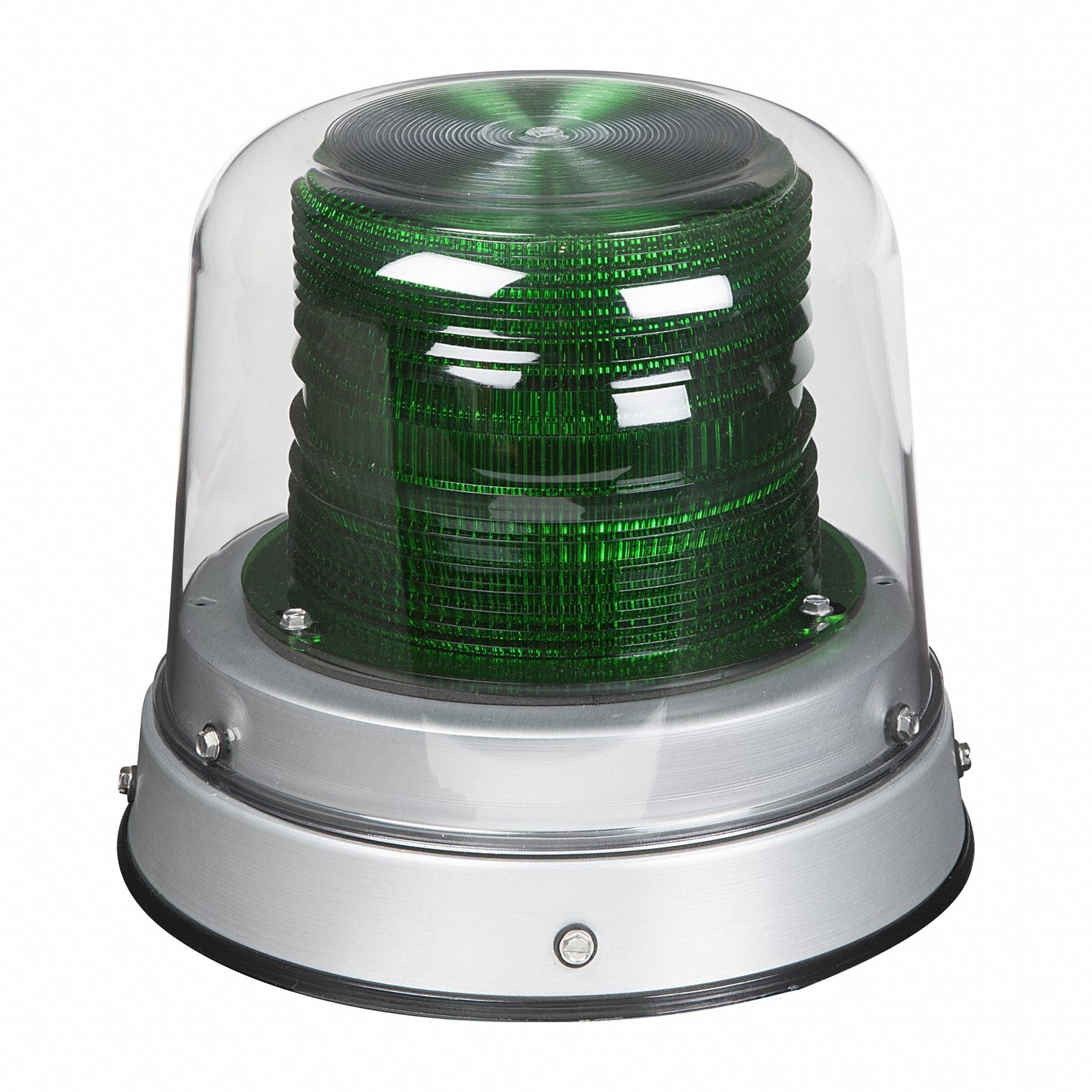 Flashing Beacon: Flashing Beacon, Green, 8 7/8 in Overall Wd, 6 in Overall Ht, LED