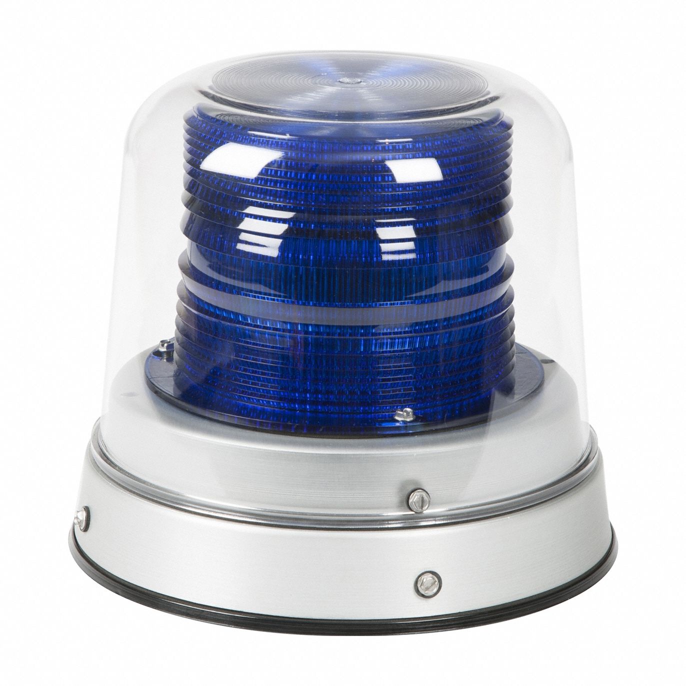 Flashing Beacon: Flashing Beacon, Blue, 8 7/8 in Overall Wd, 6 in Overall Ht, LED