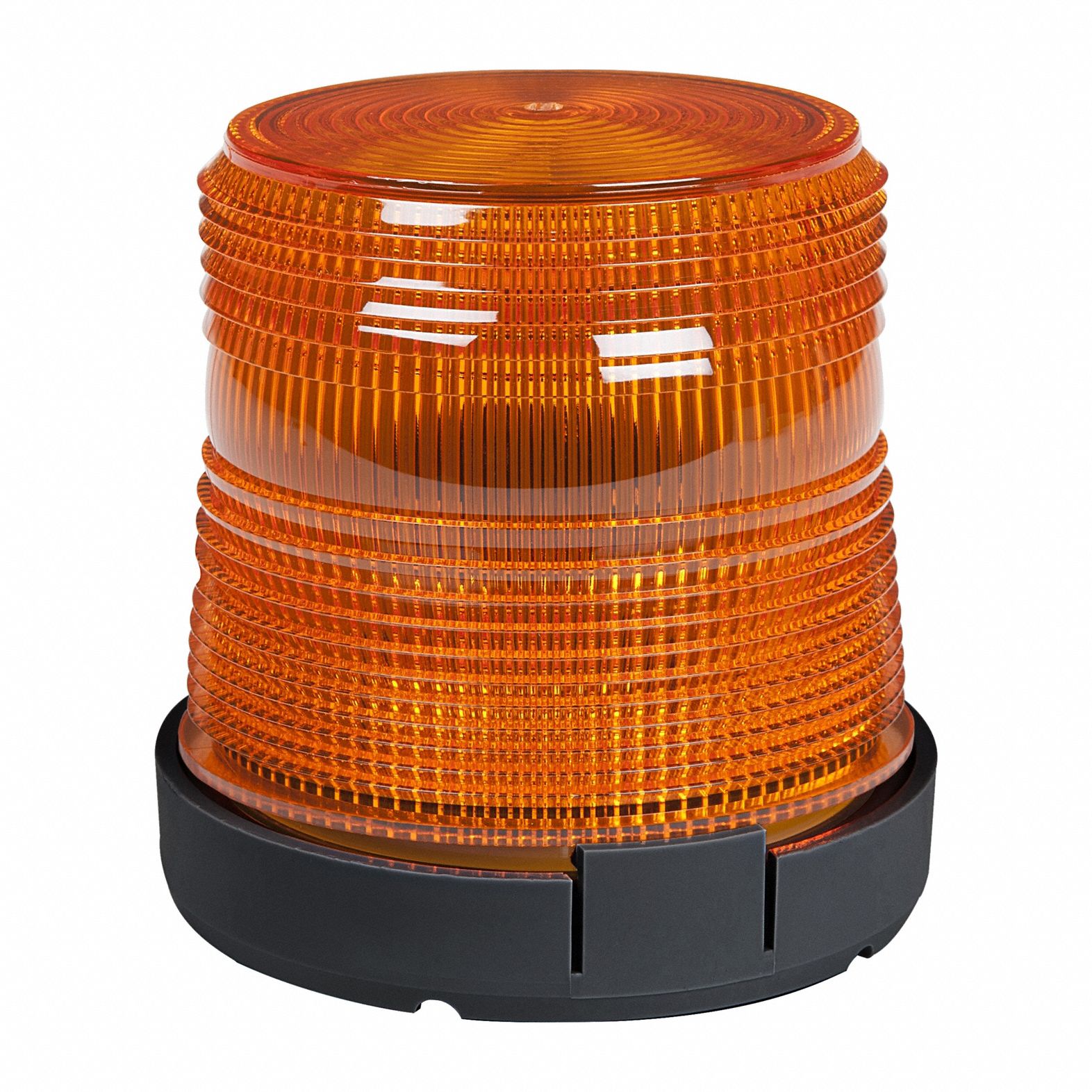 Flashing Beacon: Flashing Beacon, Amber, 4 1/4 in Overall Wd, 4 3/16 in Overall Ht, LED