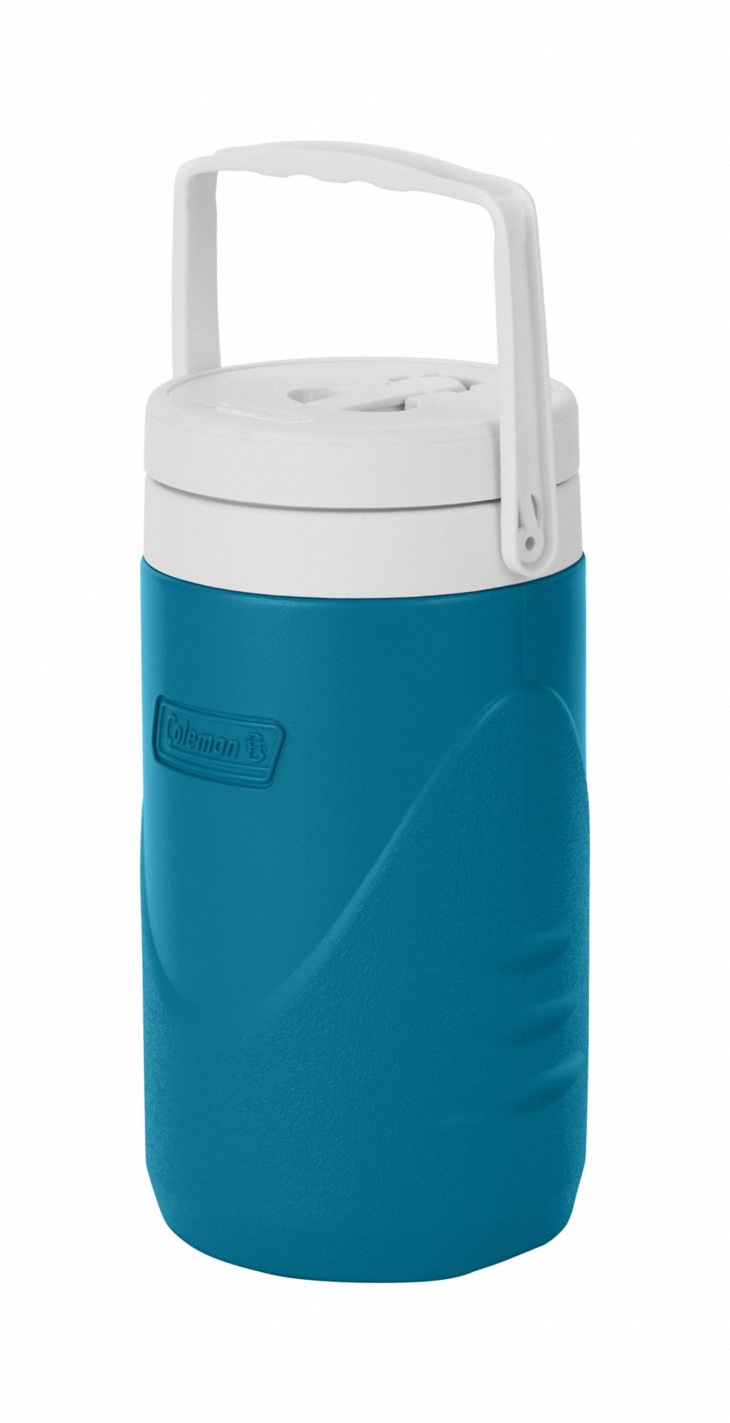 Beverage Jug Plastic Blue/White 1 gal