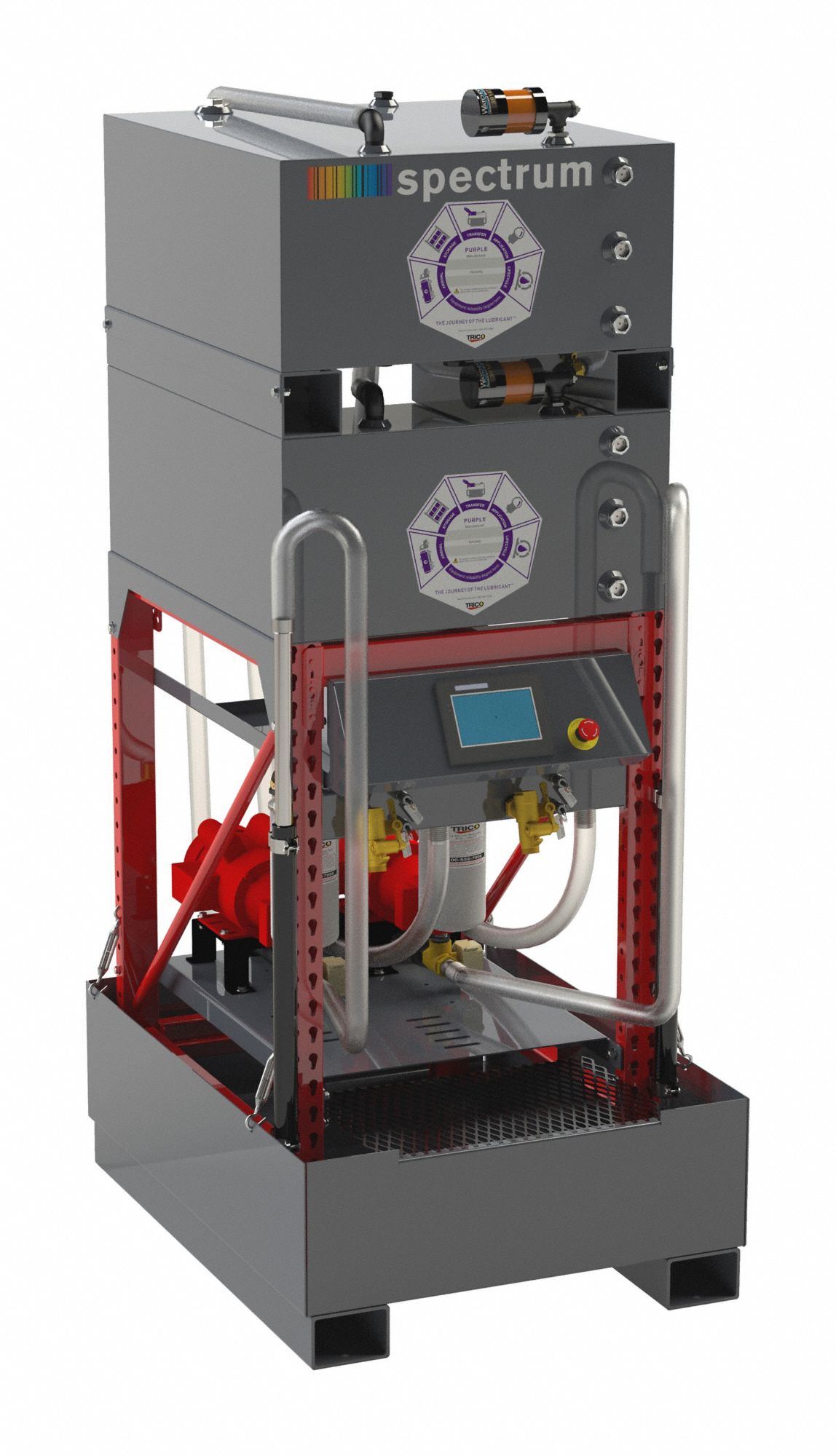 Bulk Oil Storage System 88 in H 65 gal