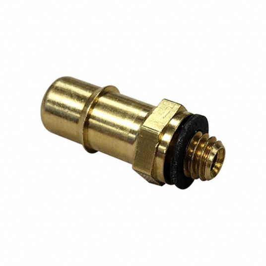 NEW (2) PK. BRASS 3/8 IN. MNPT X HOSE BARB STRAIGHT FITTING FOR 3/8 IN. ID  HOSE 