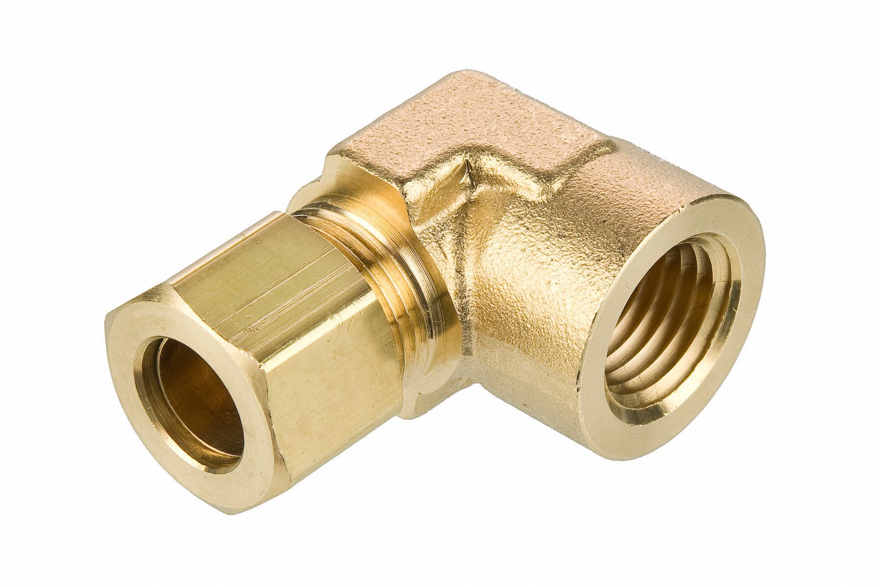 Brass, Compression X FNPT, Brass Compression Fitting - 791AC9|170C-12 ...