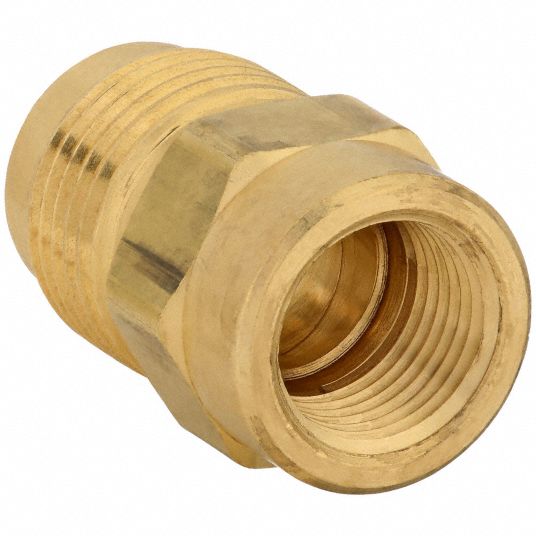 For 5/8 in Tube OD, 3/4 in Pipe Size, Brass Flare Fittings - 791AE7|46F ...