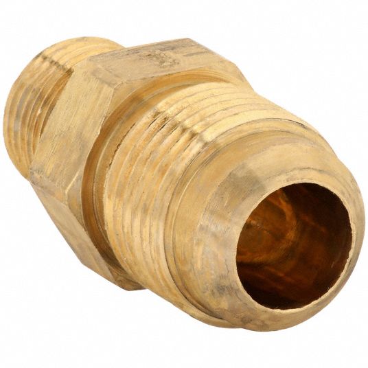 For 5/8 in Tube OD, 3/8 in Pipe Size, Brass Flare Fittings -  791AF5