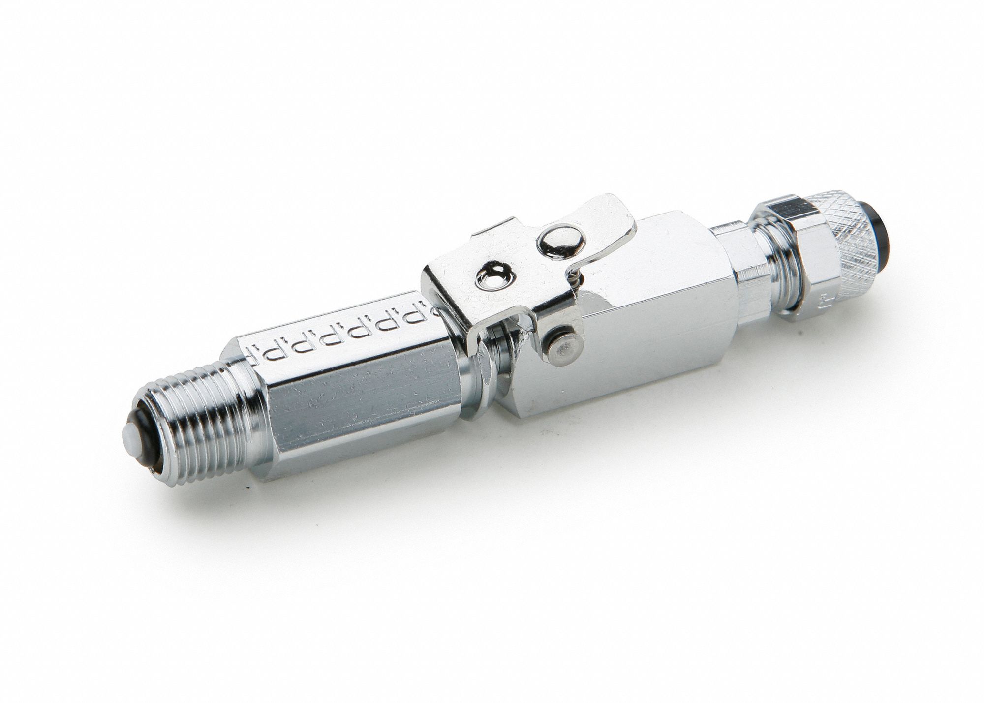 Compression Fitting Adapter: 1/8 in Pipe Fitting Size, Compression x MNPT, Brass