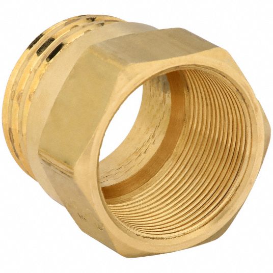 Brass Compression Nut, 3/8 Tube Size