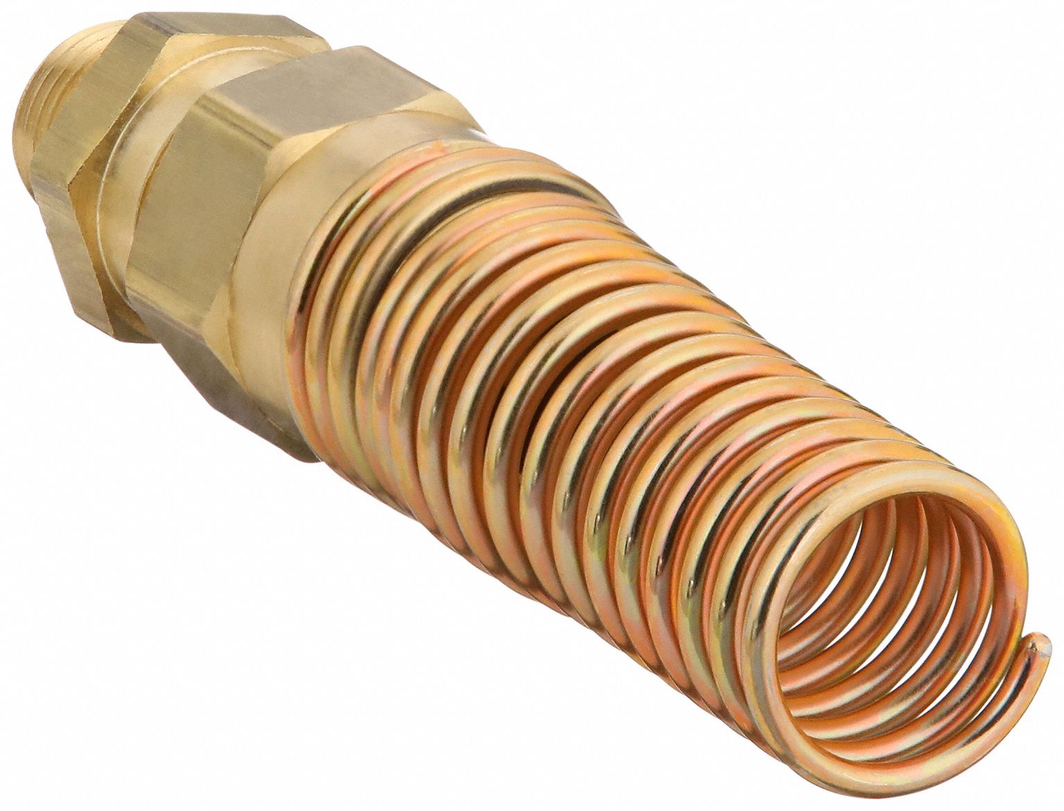 Brass, For 3/8 in Tube OD, Brass Compression Air Brake Hose Ends