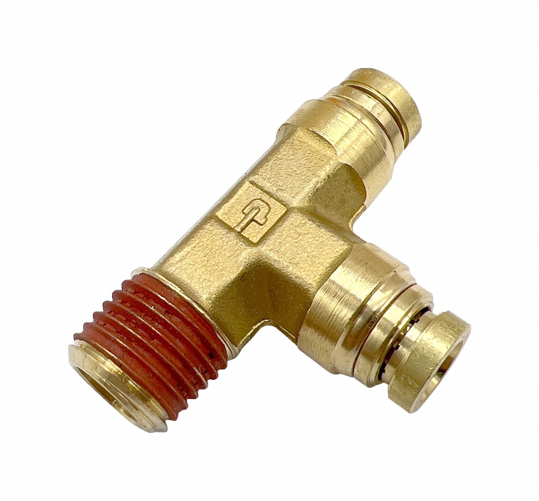 PARKER Brass DOT Push-to-Connect Fitting: Brass, Push-to-Connect X Push ...