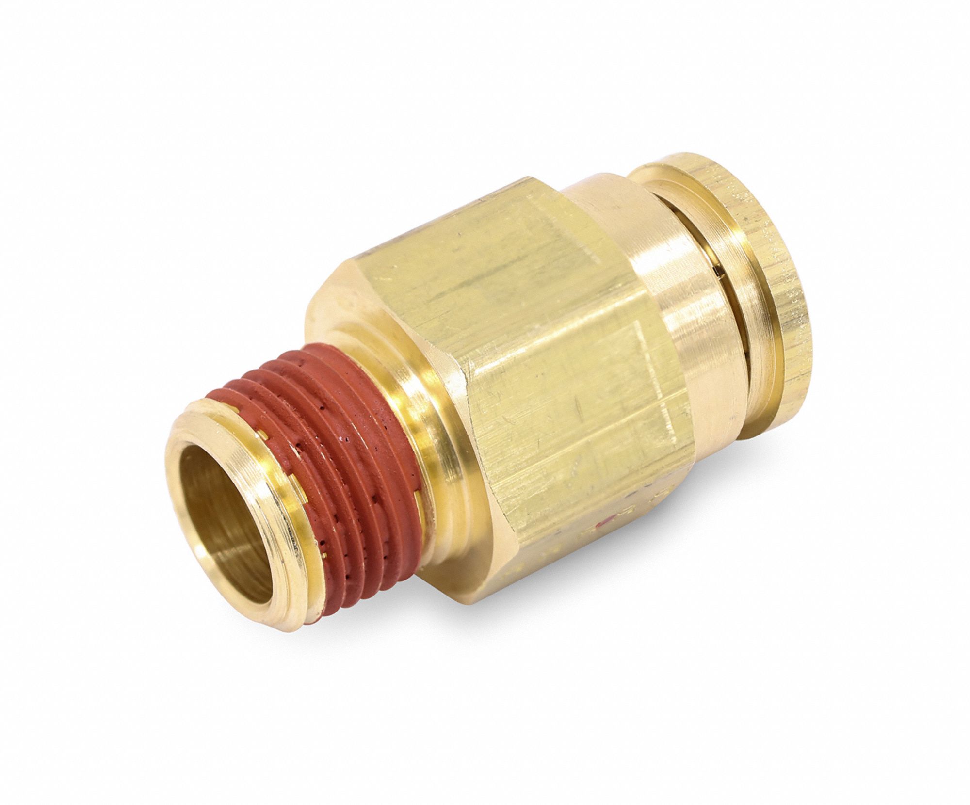 PARKER Composite DOT PushtoConnect Fitting 1 1/32 in Overall Lg