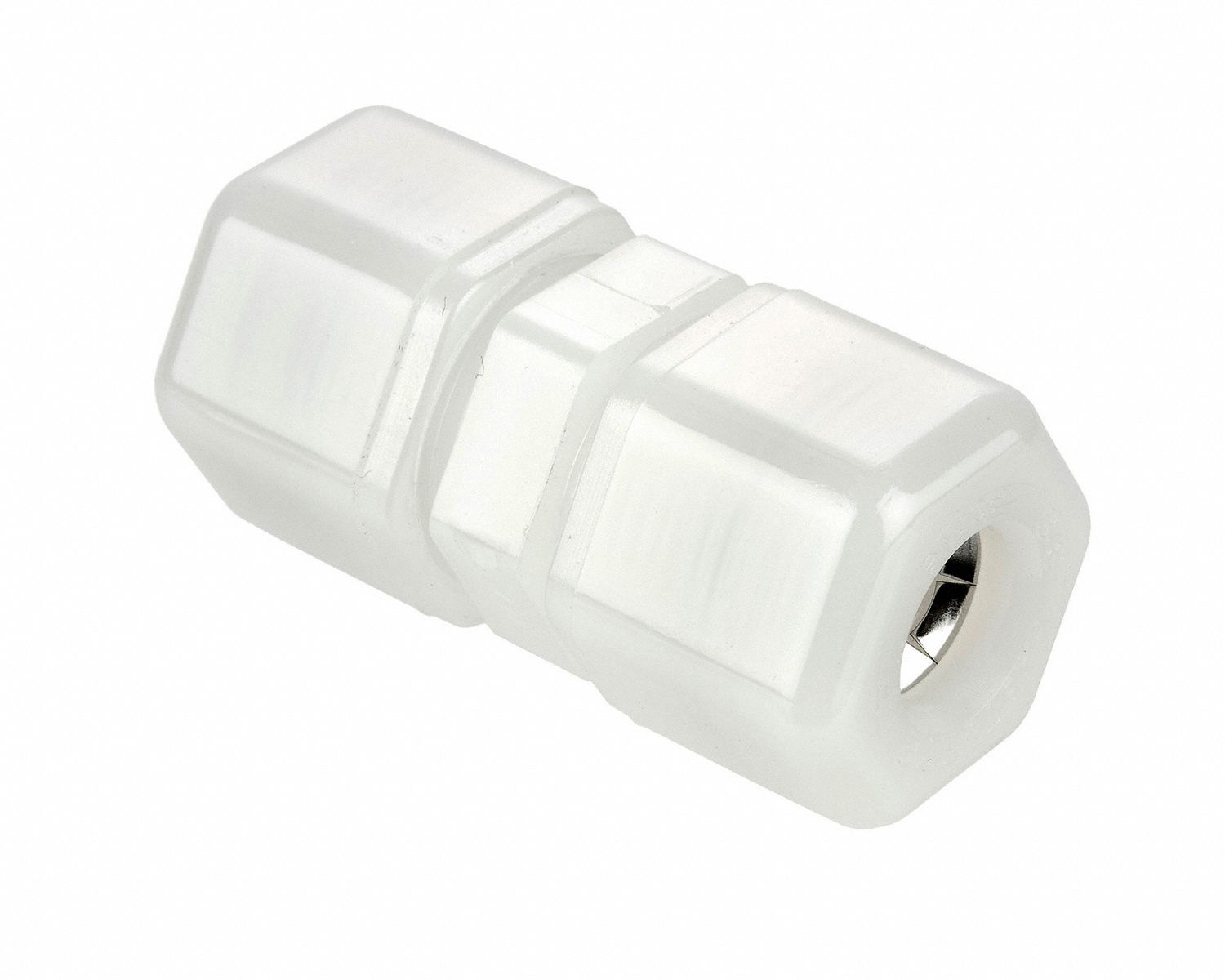 Nylon, For 5/8 in x 3/8 in Tube OD, Plastic Compression Fitting 791D01N10UC6 Grainger