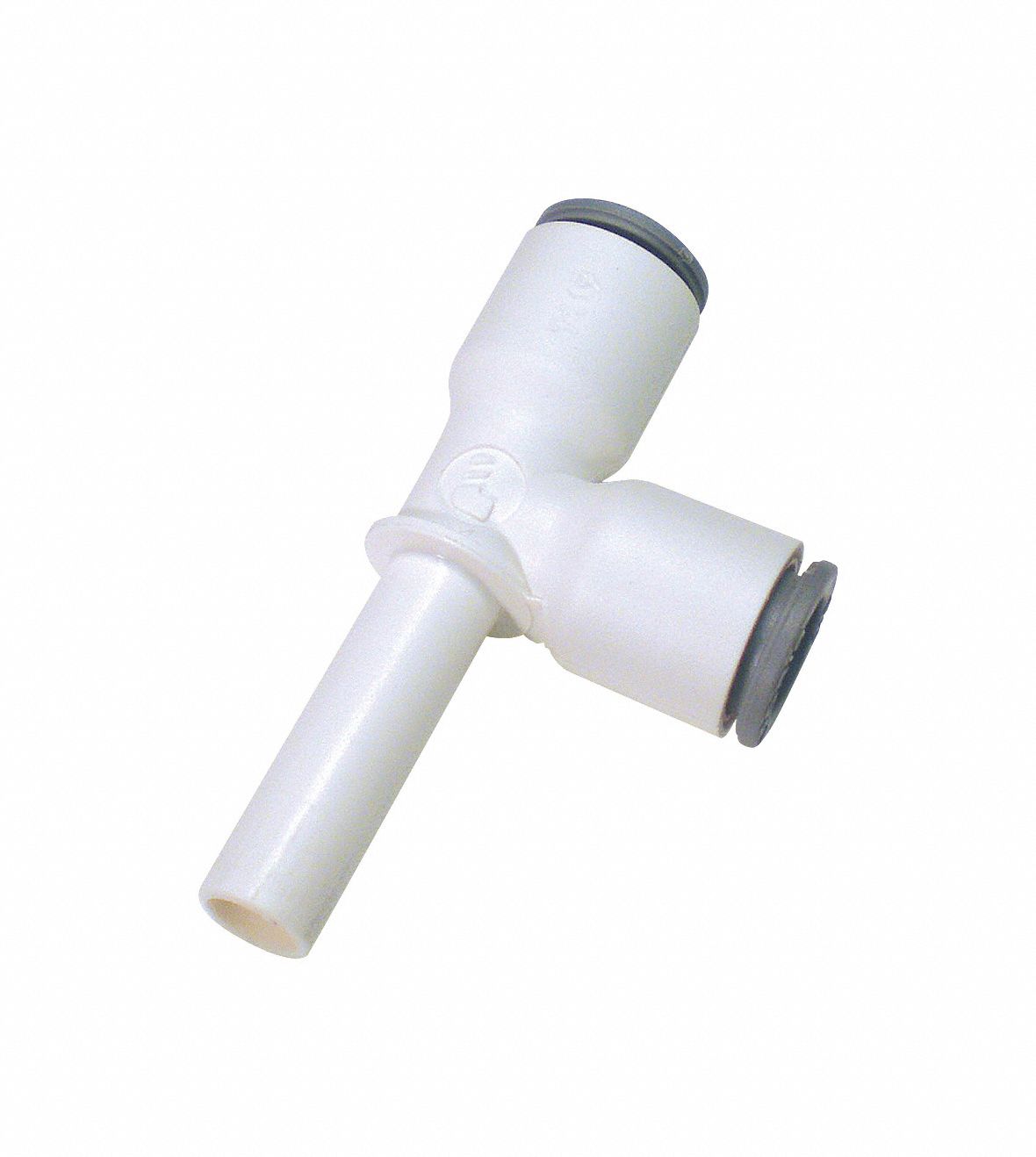 PARKERHANNIFIN Metric Plastic PushtoConnect Fitting White, Metric