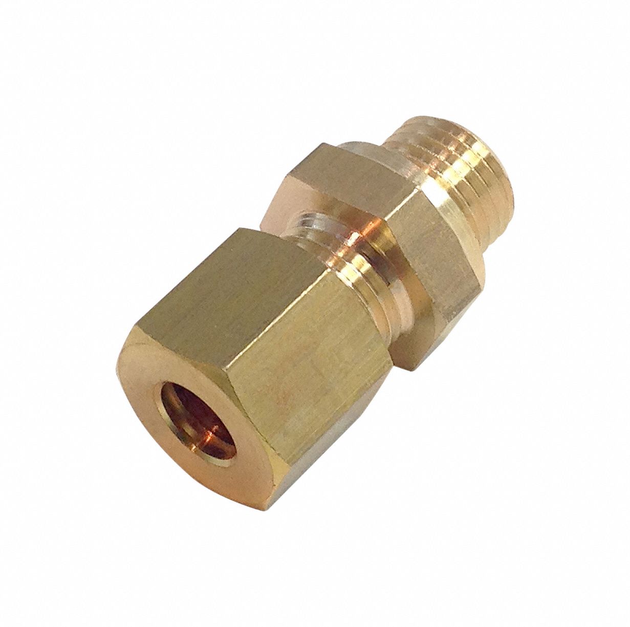 Brass, Metric x Compression, Brass Metric Compression Fitting 791PH6