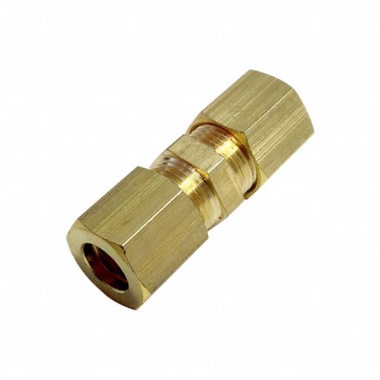 Brass, Compression x Compression, Brass Metric Compression Fitting -  791PF1