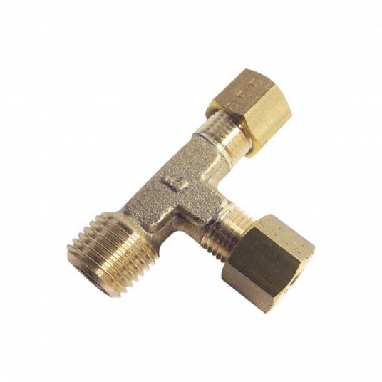 Brass, 1 in x 1 in Fitting Pipe Size, Compression Coupling