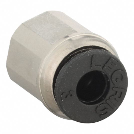 LEGRIS, Straight, 3 mm OD x 3 mm Pipe Size, Push-Fit Adapter Fitting ...