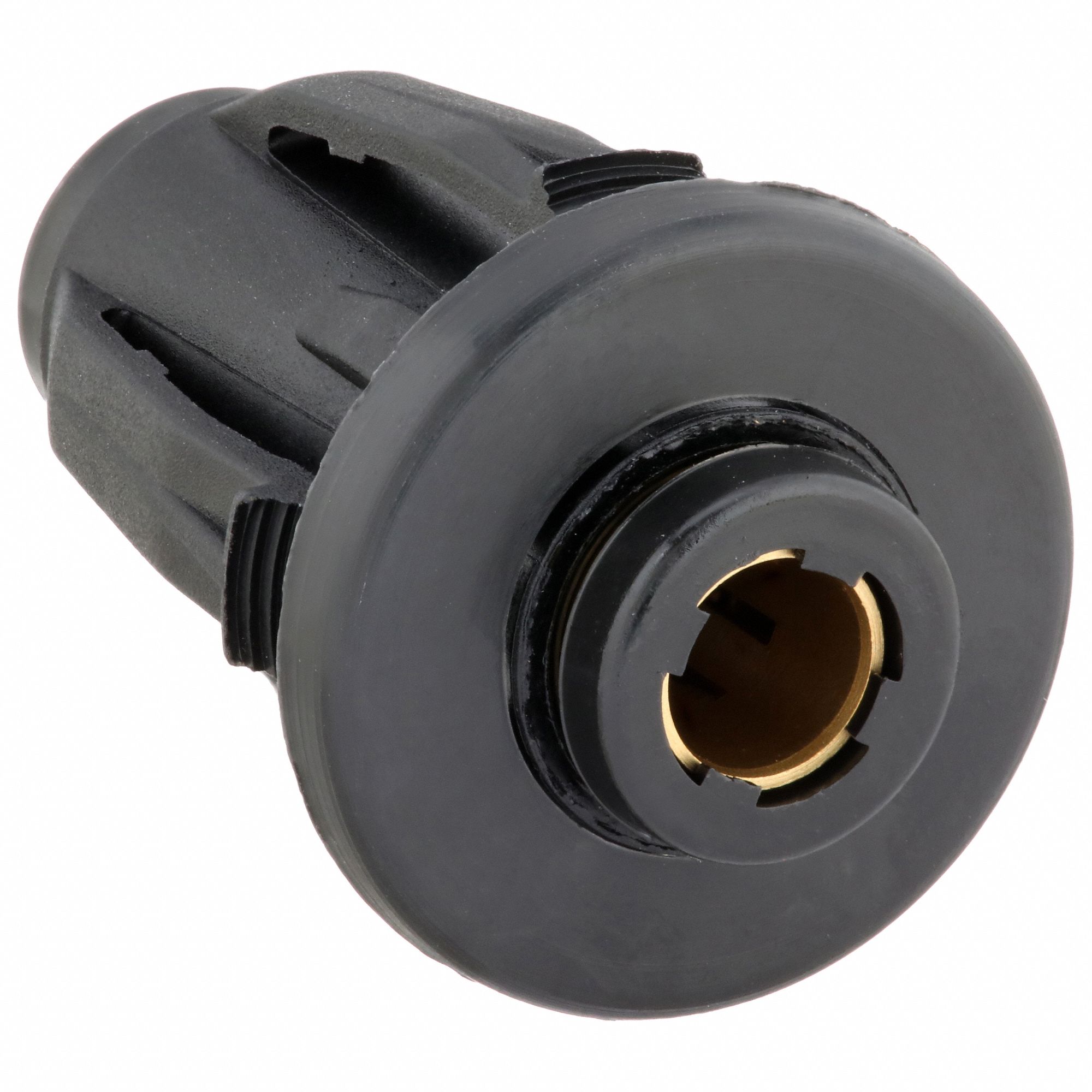 Push-Fit Union Fitting: 6 mm OD x 6 mm OD Size, Push-to-Connect x Push-to-Connect, Nylon 6.6