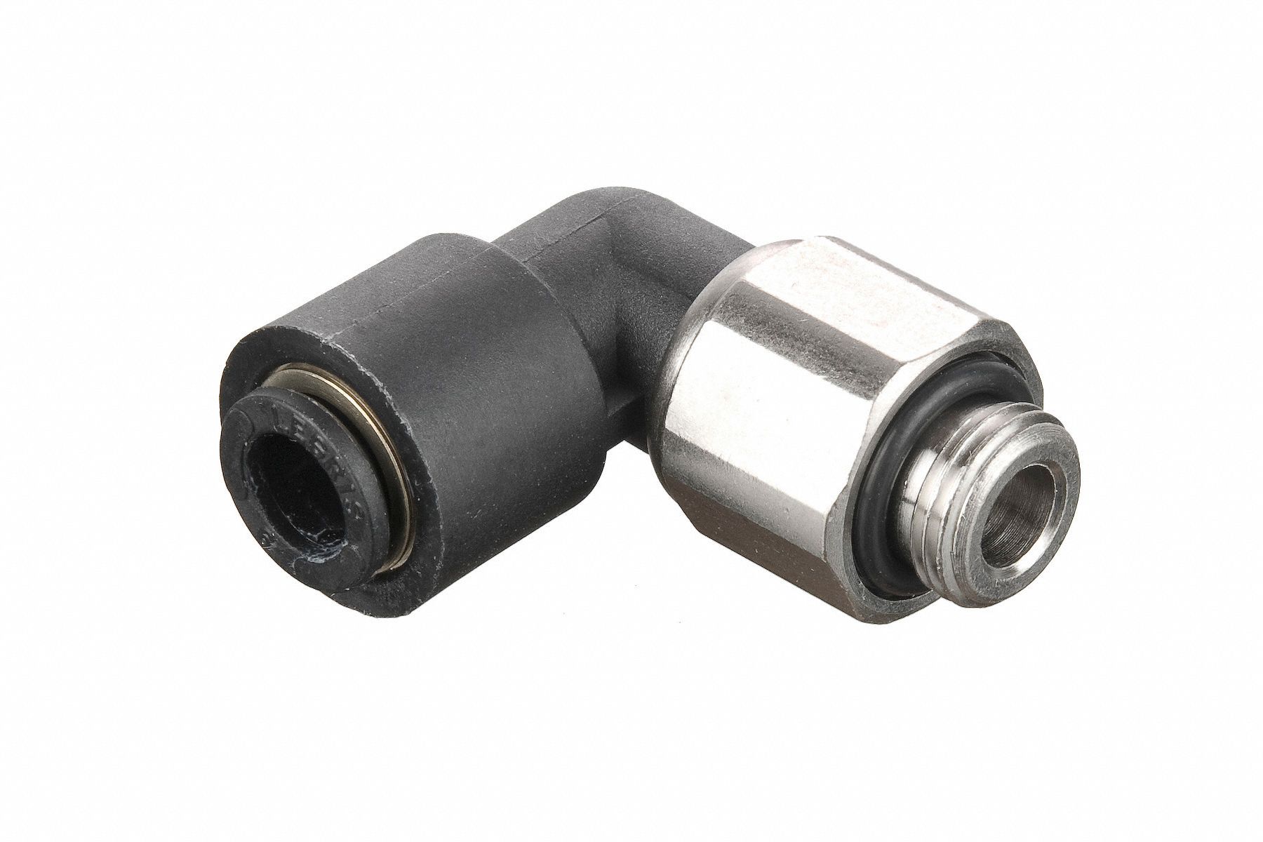 Polymer, PushtoConnect x BSPP, Metric PushtoConnect Fitting 791RL33189 04 10 Grainger