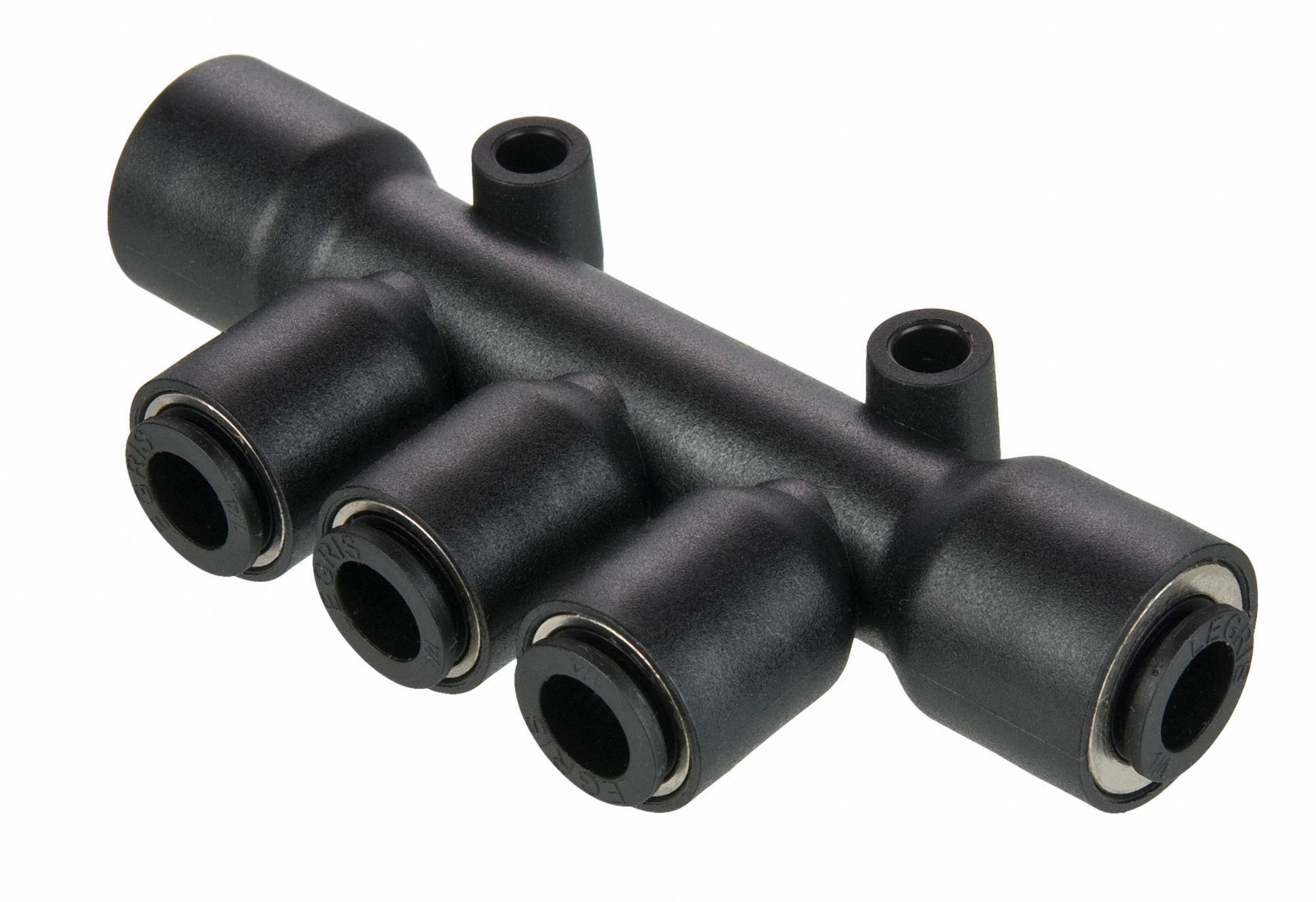 Tee Polymer Push-Fit 10mm 6mm 6mm
