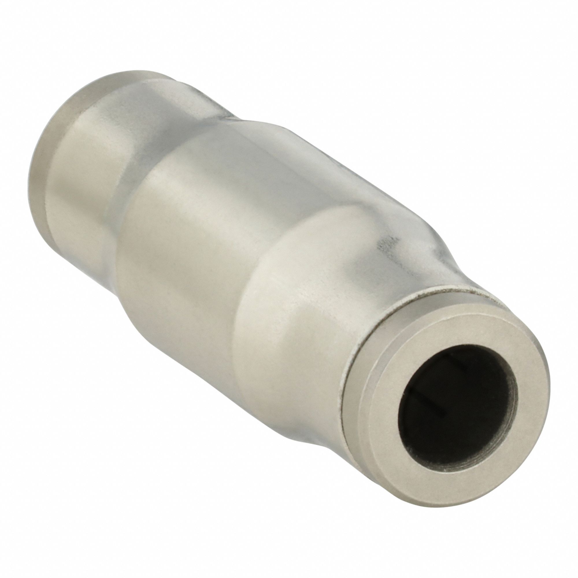 Push-Fit Union Fitting: 3/16 in OD x 3/16 in OD Size, Push-to-Connect x Push-to-Connect