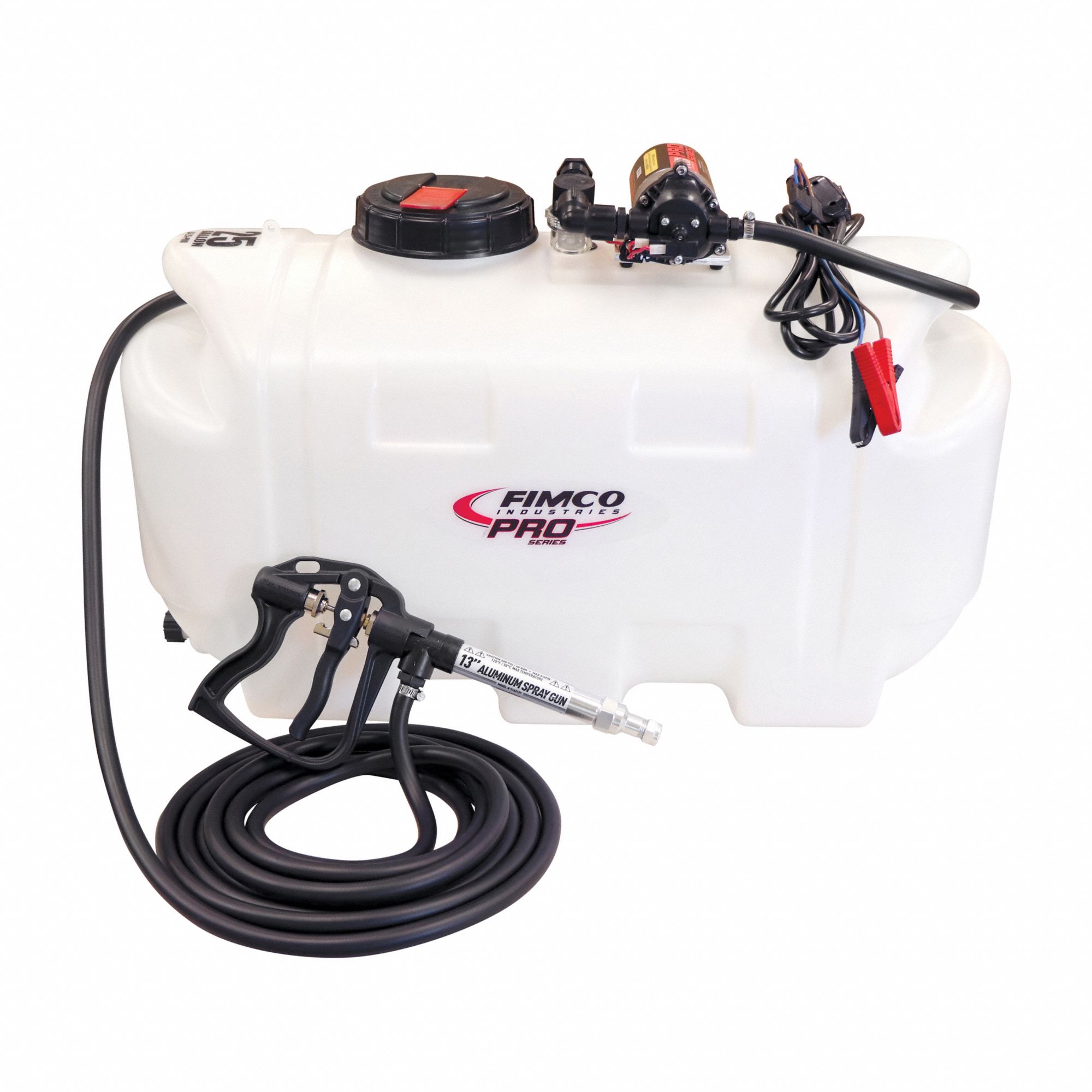 Sprayer 12 Volt: 25 gal Tank Capacity, 2.2 gpm Flow Rate, 100 psi PSI