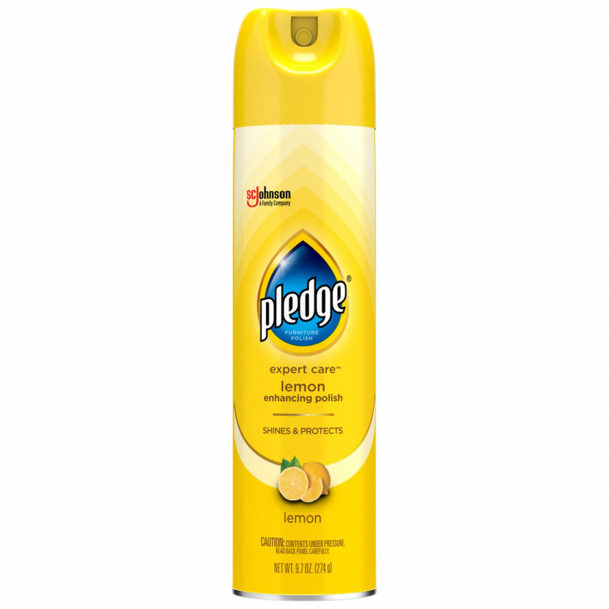 Pledge aerosol spray can 9 7 oz container size furniture polish