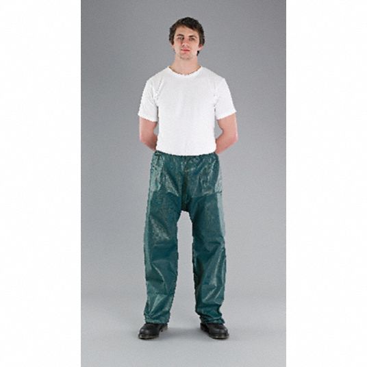 ALPHATEC Disposable Pants: Multi-Layer Non-Woven Laminate, Green, 2XL, 20 PK