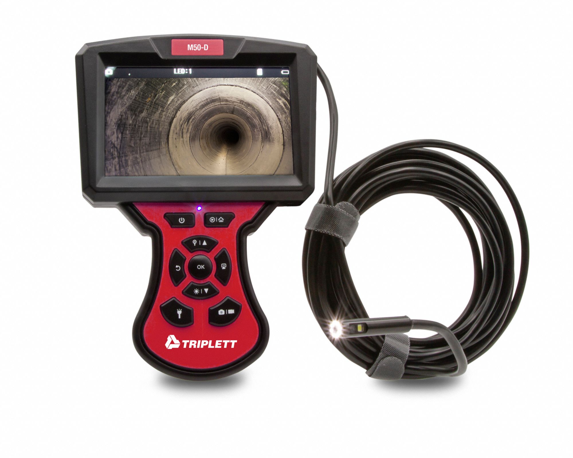 Caméra d'inspection haute résolution enregistrable