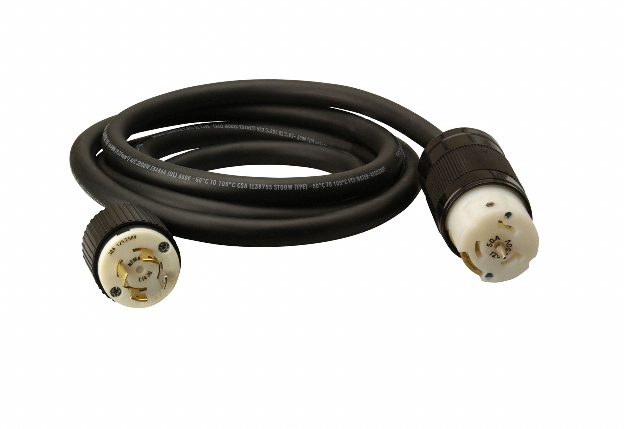 SOUTHWIRE Power Supply Cord Power Supply Cord, 50 A Max. Amps, 125