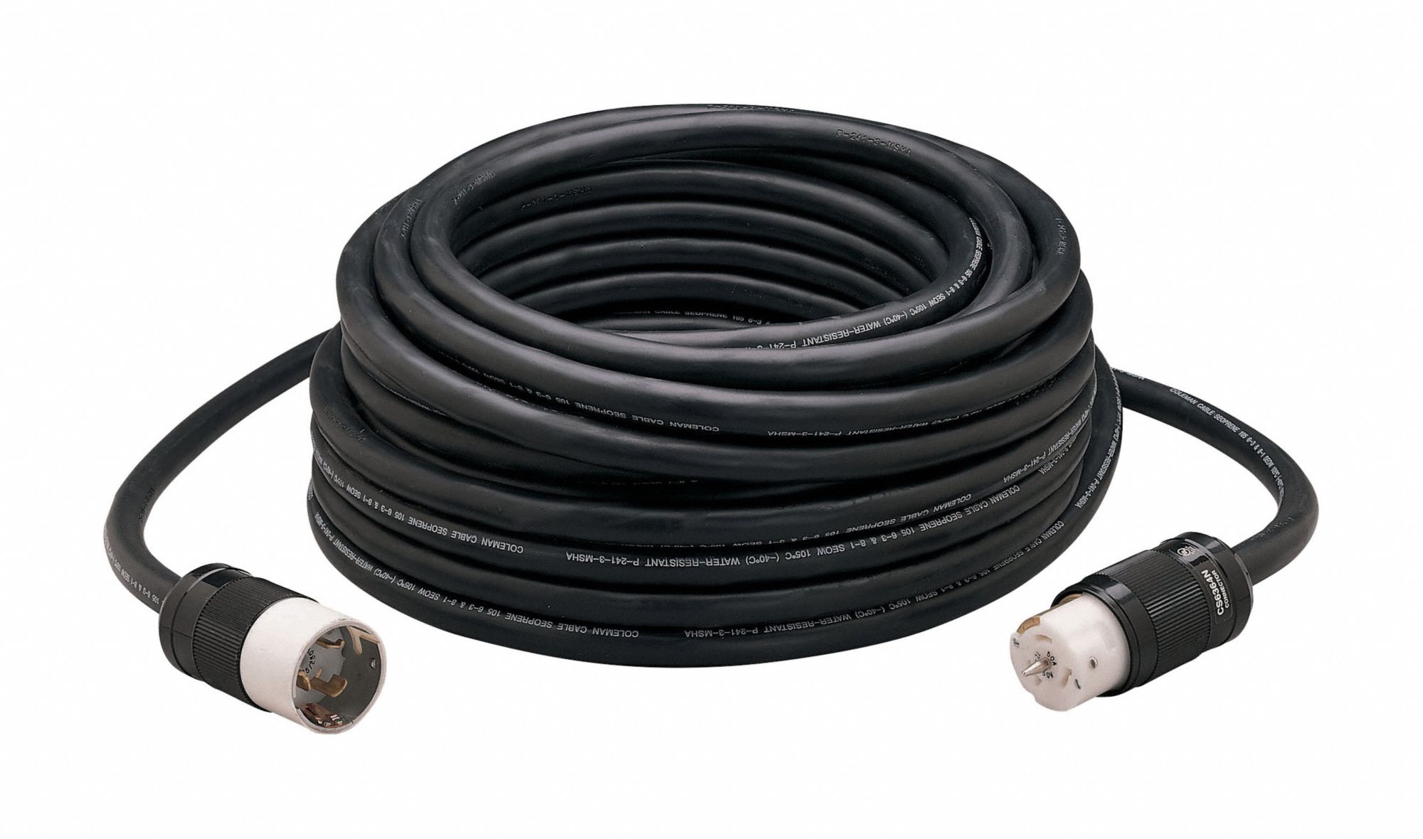 SOUTHWIRE Power Supply Cord Temporary Power Cord, 50 A Max. Amps, 125